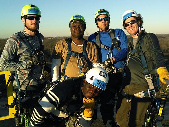 Wind Turbine Technicians Working